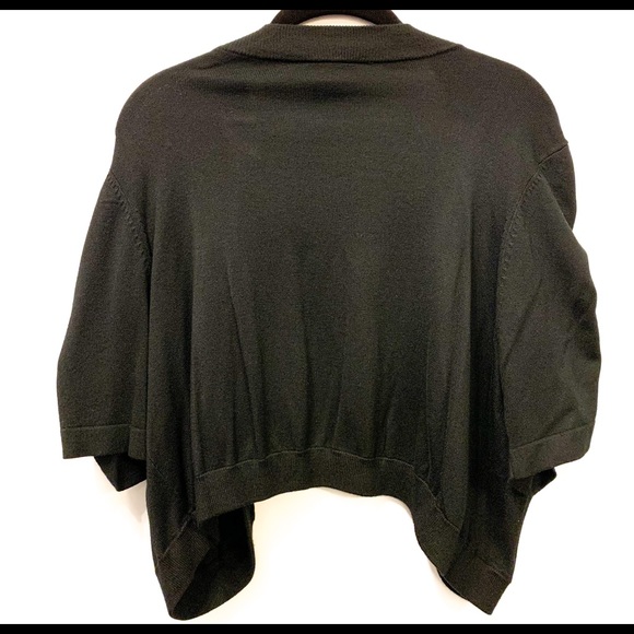 Lane Bryant Ruched Sleeve Cropped Cardigan - Picture 2 of 5